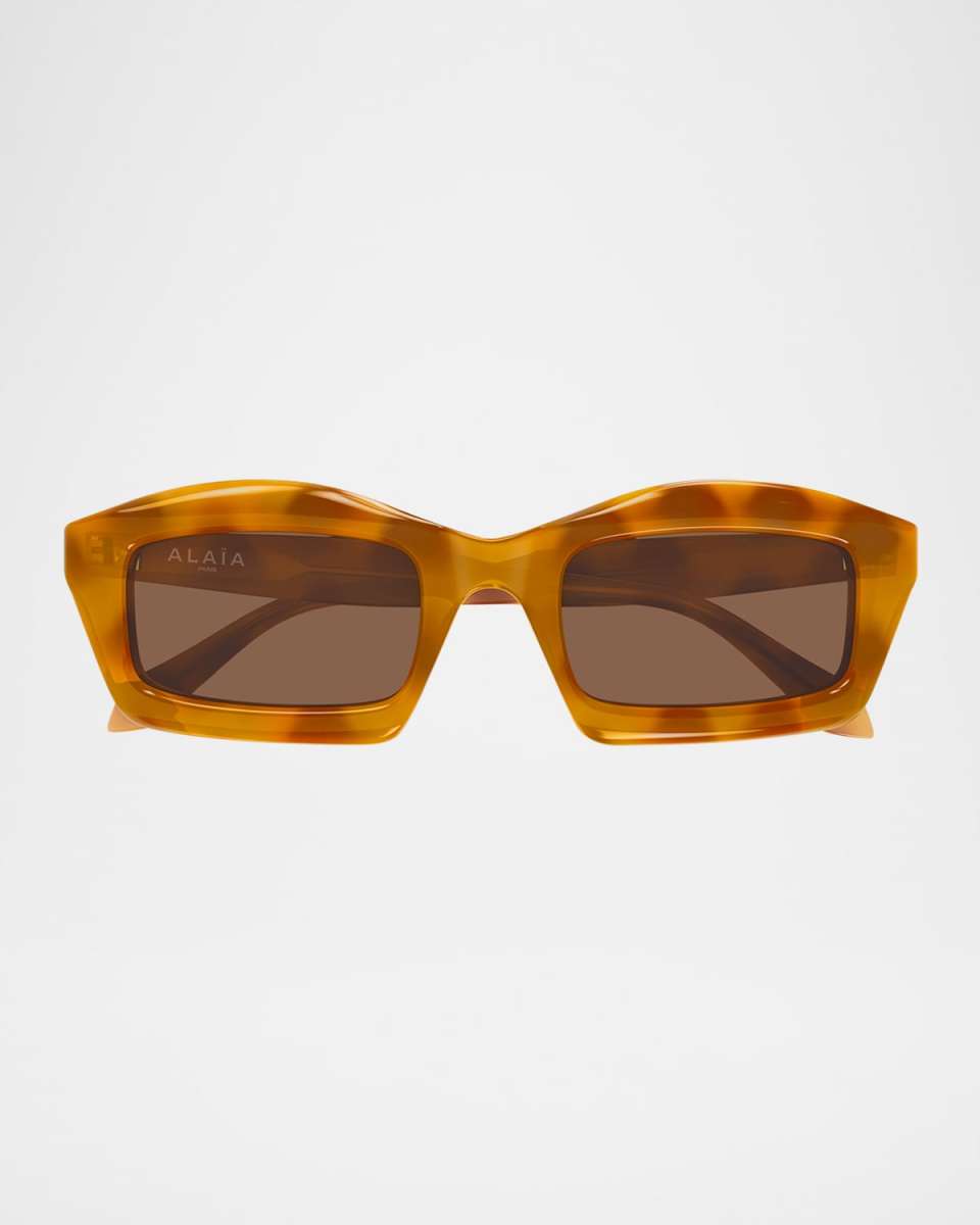 Rectangle Acetate Sunglasses